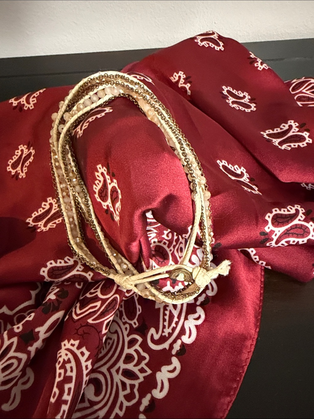 Gold-Tone Braided Multi-Strand Bracelet - Gold